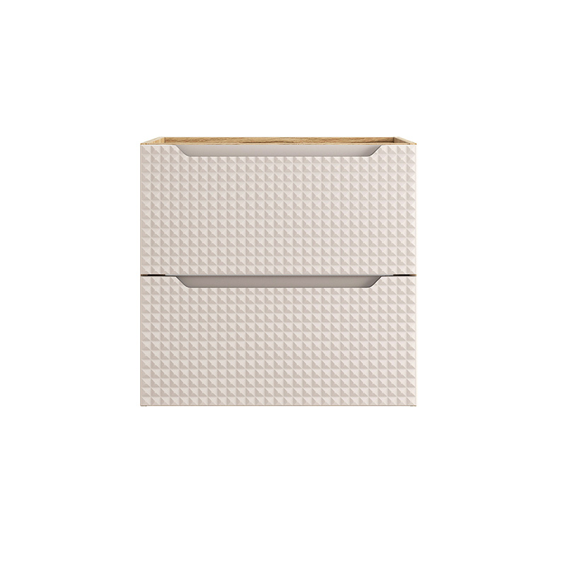 Meuble sous vasque LUXOR Beige – 60 cm, 2 portes